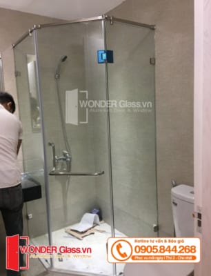 mẫu phòng tắm kính đẹp, phòng tắm kính đà nẵng